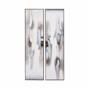 FARROWGATE SET OF 2 WHITE ART 23 (IN) 1