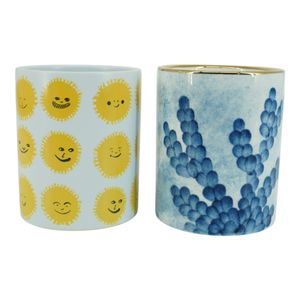 EASTONDALE SET OF 2 WHITE PENCIL CUP 5 (IN) 3