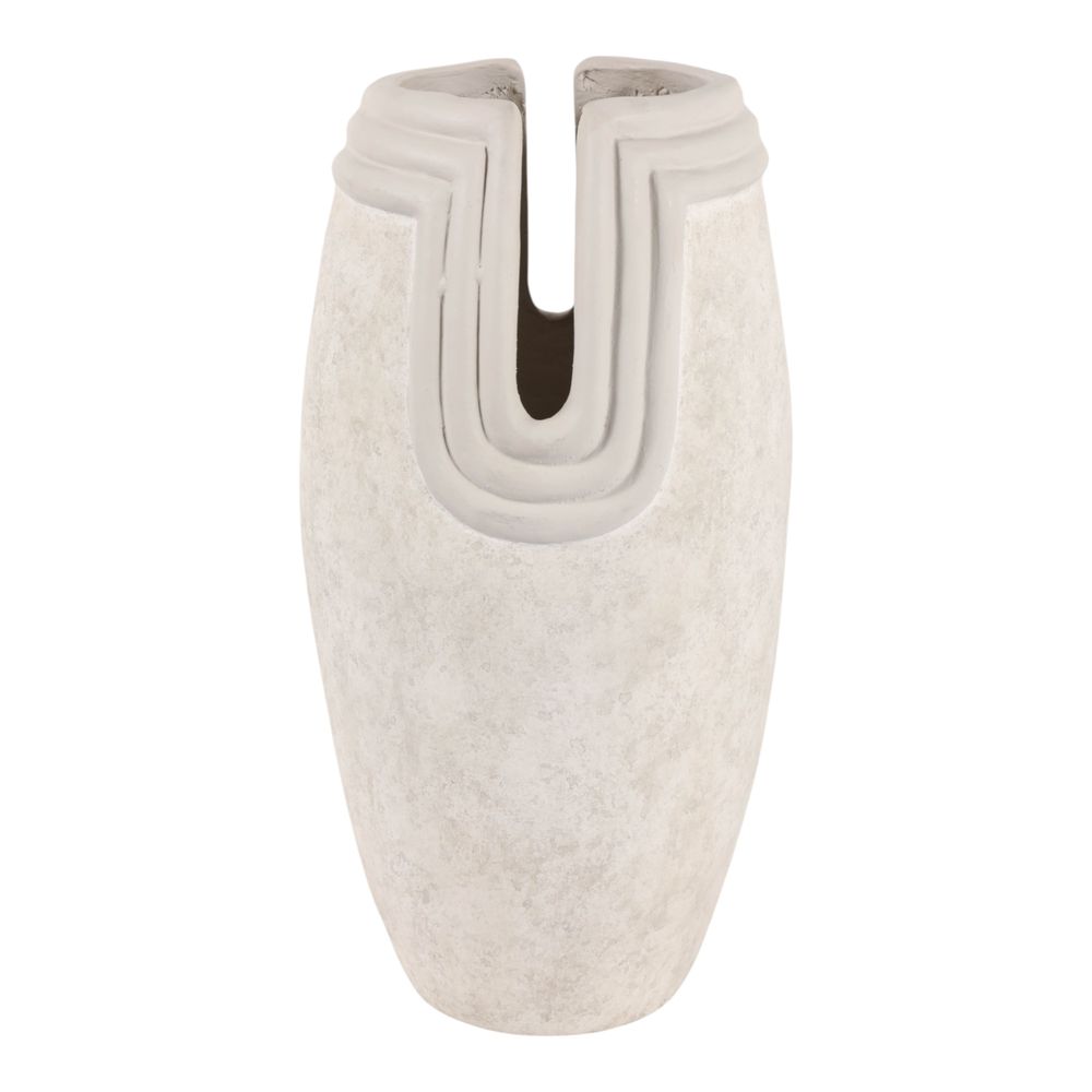 BLAKEWIND WHITE VASE 14 (IN)