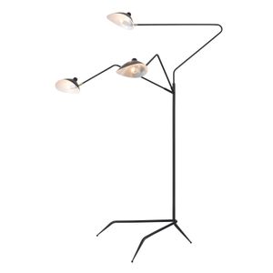 Risley 81.5'' High 3-Light Floor Lamp - Matte Black 8