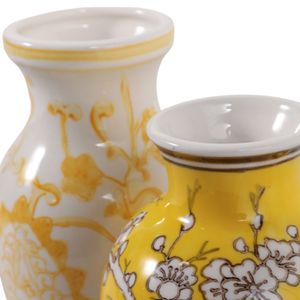 KEATONHOLM SET OF 2 YELLOW CHINOISERIE 7 (IN) 8