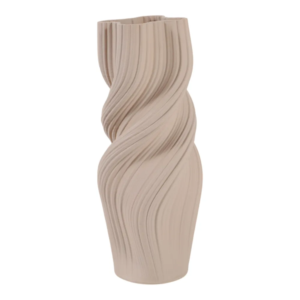 ROSSPORT TAN VASE 16 (IN)