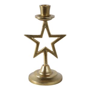 BRICEHAVEN GOLD CANDLE HOLDER 9 (IN) 1