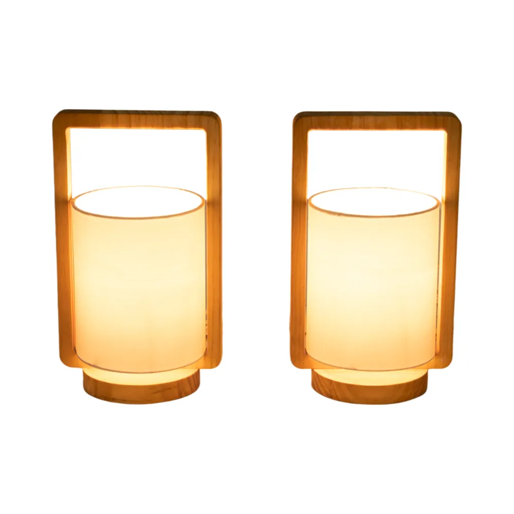 RHEA SET OF 2 WHITE LAMPS 11 (IN)