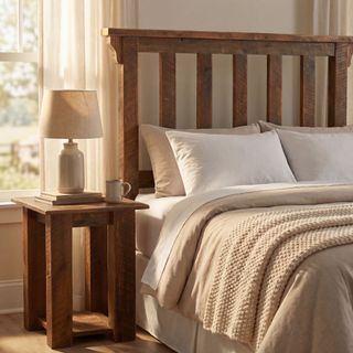 Barnwood Post Headboard - King