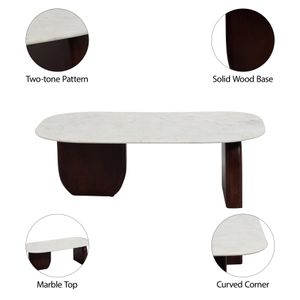 HAYFIELDLAND BROWN COFFEE TABLE 16 (IN) 9