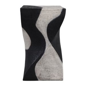 HELTONBURN WHITE GARDEN STOOL 19 (IN) 6