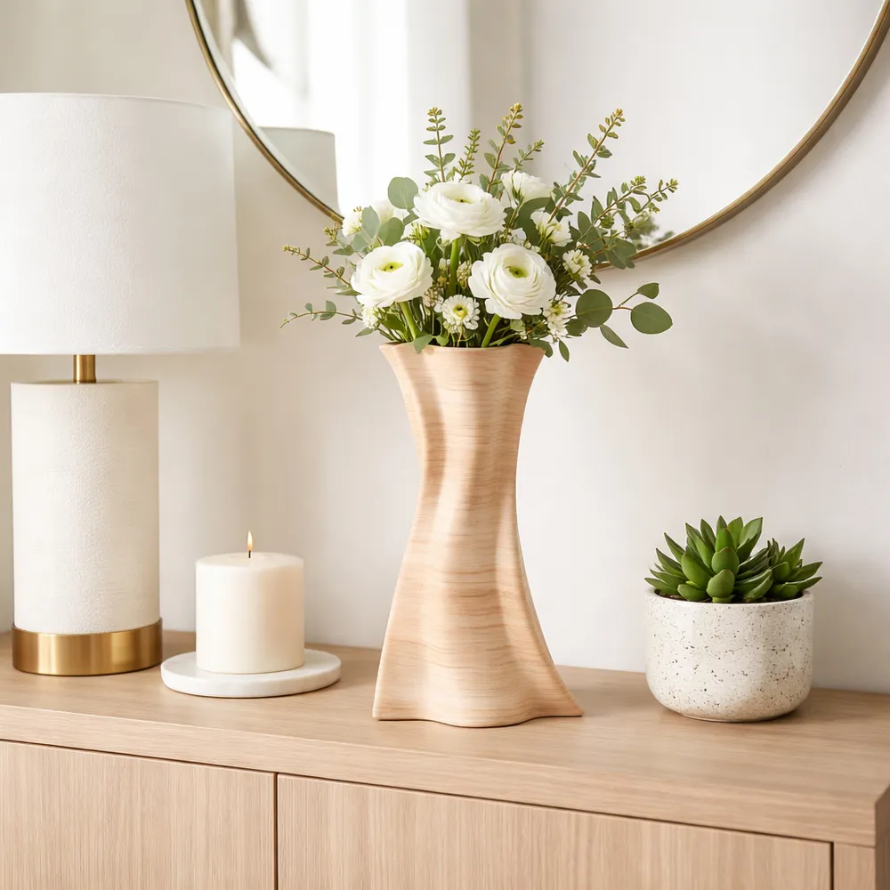 BRAEMORE TAN VASE 15 (IN)