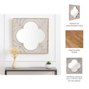 HARVEYWICK IVORY MIRROR 35 (IN) 9