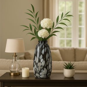 GAIGEMILL GRAY GLASS VASE 20 (IN) 2
