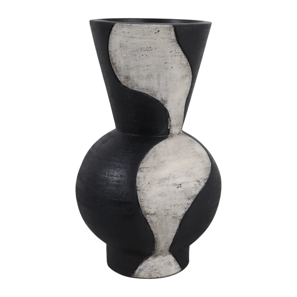 BLAIRRUN WHITE VASE 18 (IN)