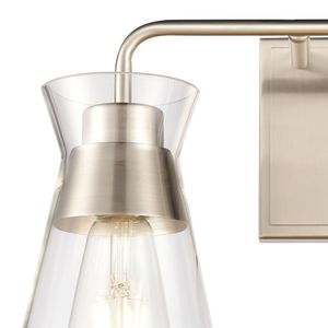 Brookville 15'' Wide 2-Light Vanity Light - Satin Nickel 4