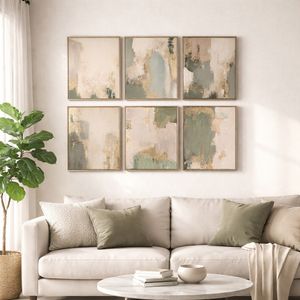 BRADENHAVEN SET OF 6 TAN ART 20 (IN) 2