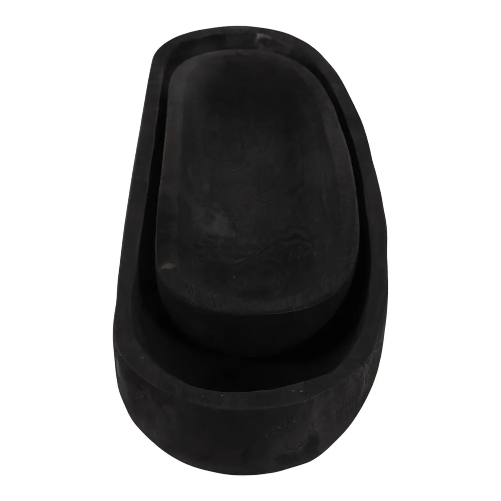 ELTONWIND SET OF 2 BLACK BOWLS 4 (IN)
