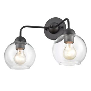 Astoria 15.75'' Wide 2-Light Vanity Light - Matte Black 4
