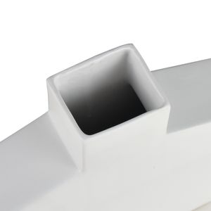 Drue Vase - Short Matte White 3
