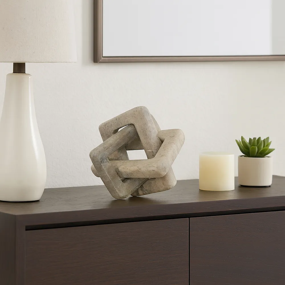 BIRCHCROSS BEIGE DECOR 7 (IN)