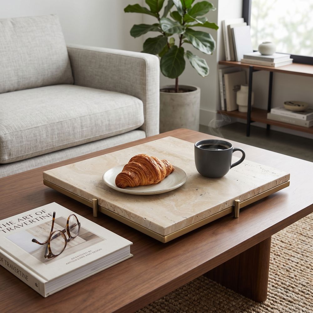 GENTRYHAVEN TAN TRAY 2 (IN)
