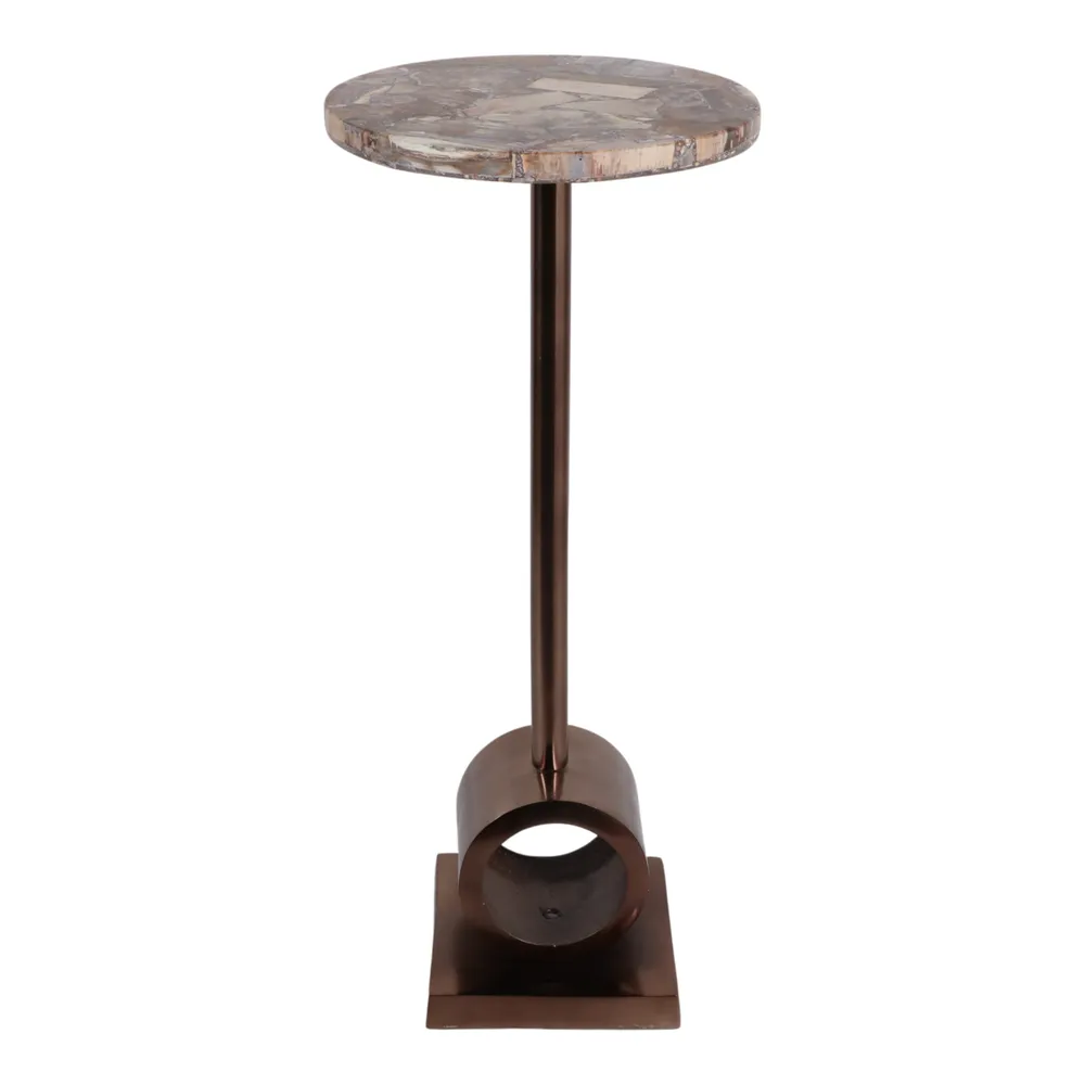 DILLONBURN BROWN TABLE 24 (IN)