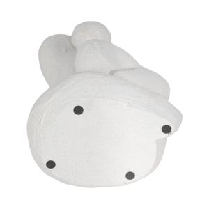 10" RAISED ARM POSING FIGURE, WHITE 8
