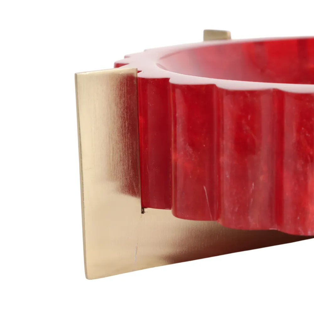 BUFORDMORE RED BOWL 3 (IN)