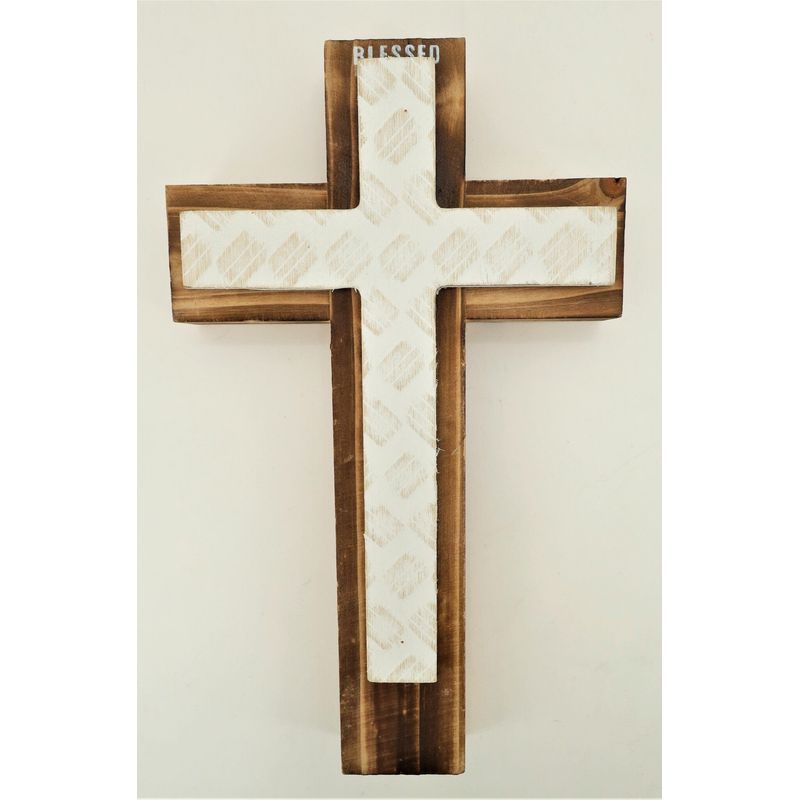 9" x 6" Blessed Wood Cross