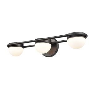 Nelly 22'' Wide 3-Light Vanity Light - Matte Black 2