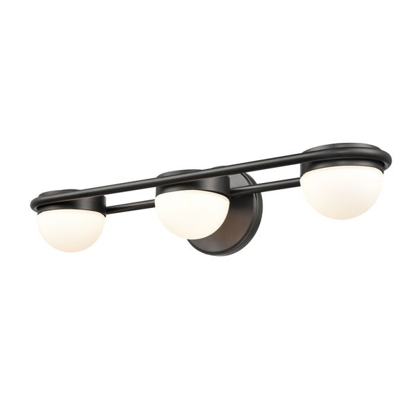 Nelly 22'' Wide 3-Light Vanity Light - Matte Black