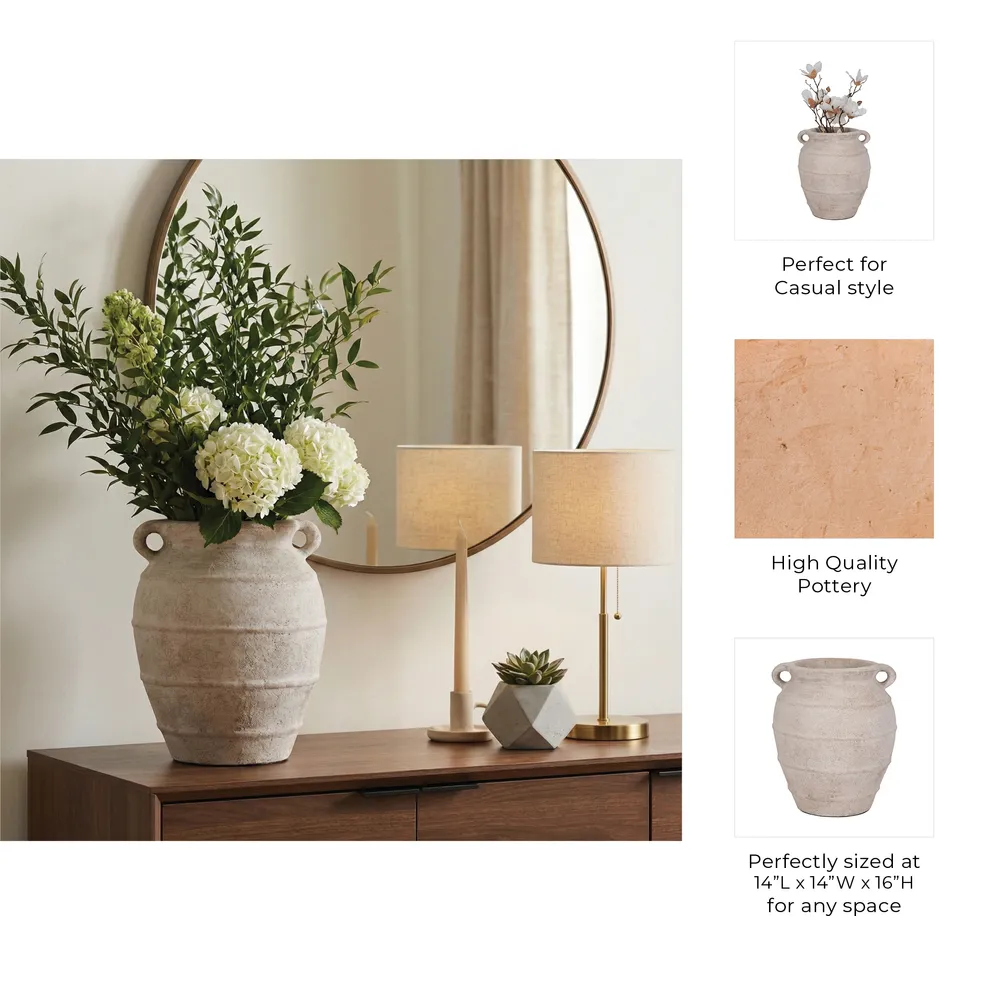LONDONHAVEN IVORY VASE 16 (IN)