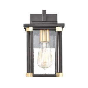 Vincentown 11'' High 1-Light Outdoor Sconce - Matte Black 2