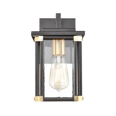 Vincentown 11″ High 1-Light Outdoor Sconce - Matte Black