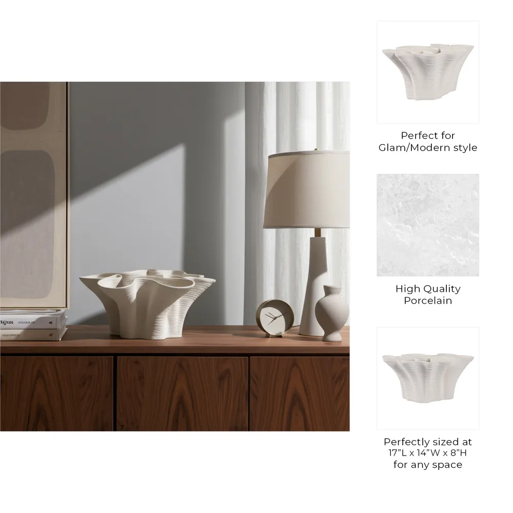LAKESHAW IVORY VASE 8 (IN)