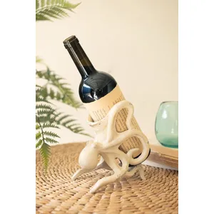 Cast Iron Octopus Wine Bottle Holder 1