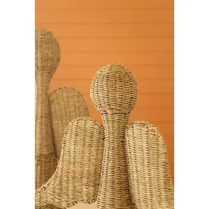 Set of 2 Large Woven Vine Angels 3