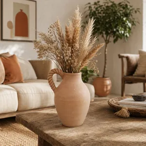 QUINNFIELD RED VASE 12 (IN) 7