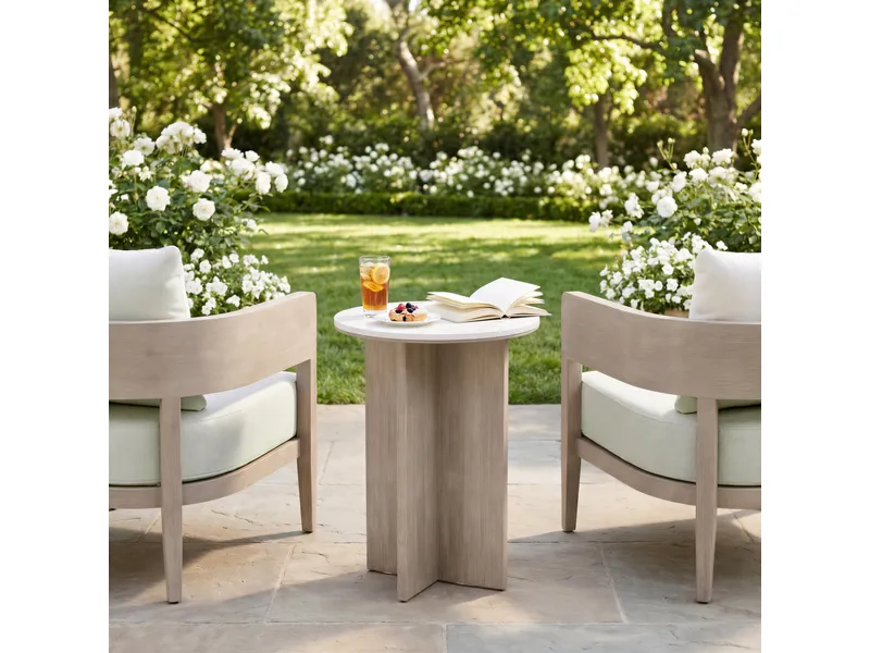 Oceanveil Side Table White 2