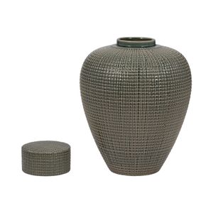 ELTONRIDGE GREEN VASE 15 (IN) 5