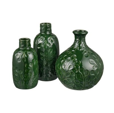 Broome Vase - Medium Dark Green