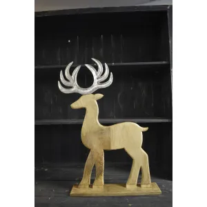 Wooden Reindeer 20x31in 3
