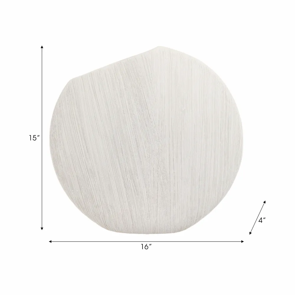 MARCHOLM WHITE VASE 15 (IN)