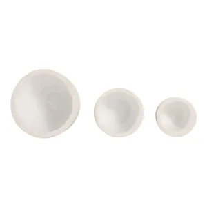 LUTHERHOLM SET OF 3 IVORY PLANTER 8 (IN) 8