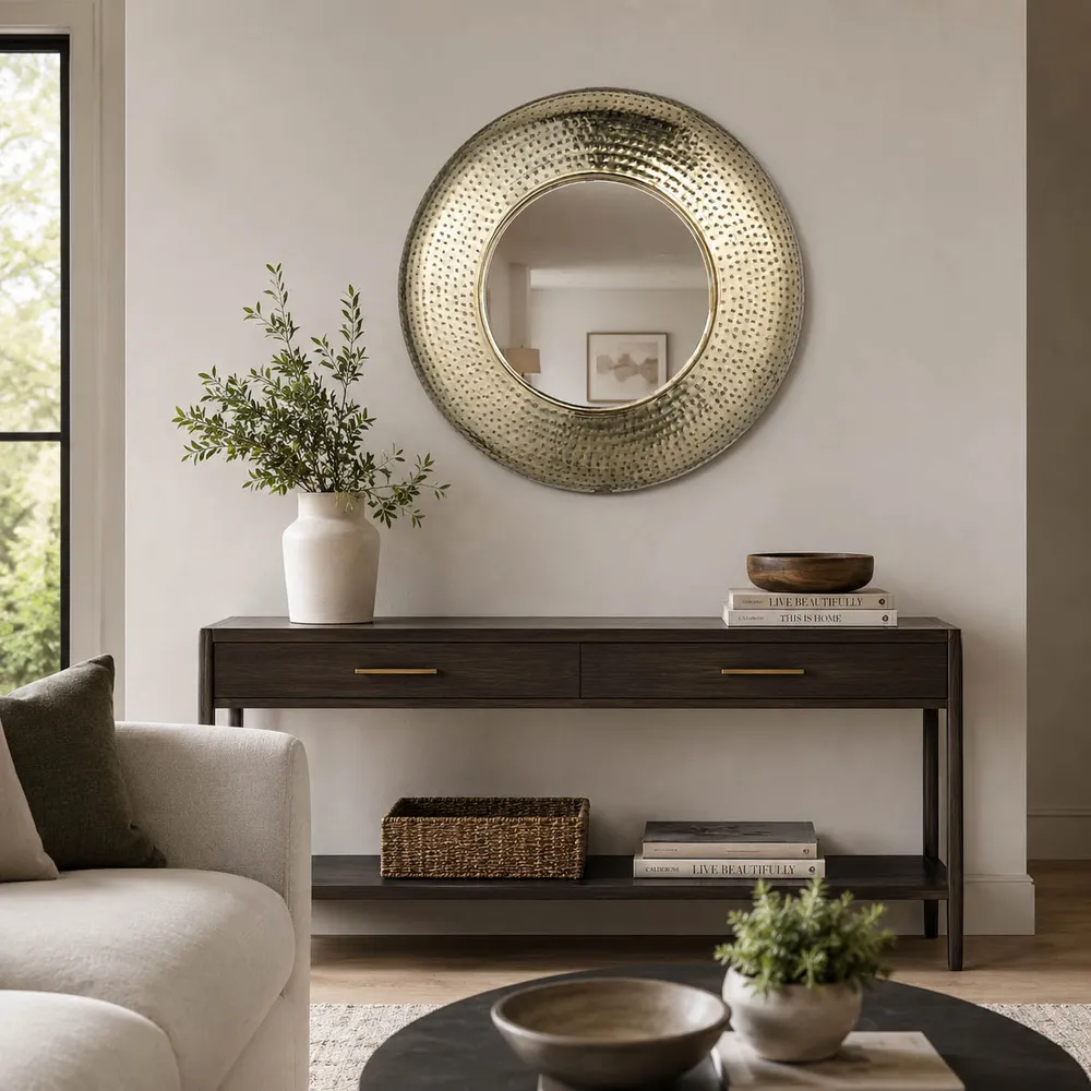 HANNAHGROVE GOLD MIRROR 24 (IN)