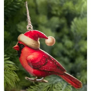 Christmas Cardinal Ornament 5.5x4in 1