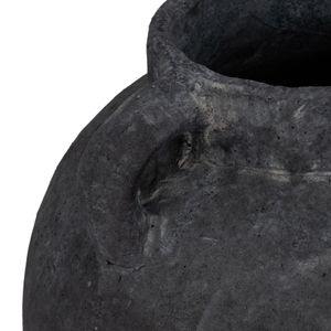 CORBINFORD BLACK VASE 12 (IN) 6