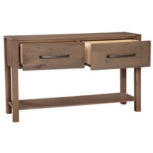 re.curated Two-drawer Console Table with Shelf 3