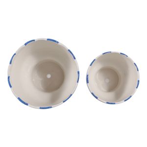HARDYGROVE SET OF 2 BLUE PLANTER 7 (IN) 7