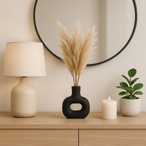 FELIXOAK BLACK VASE 8 (IN) 12