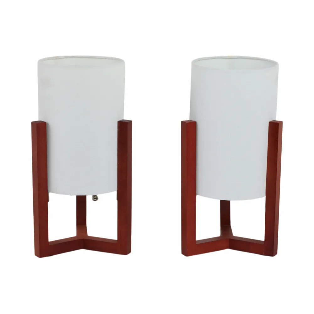 ESSEXBURN SET OF 2 RED LAMPS 15 (IN)