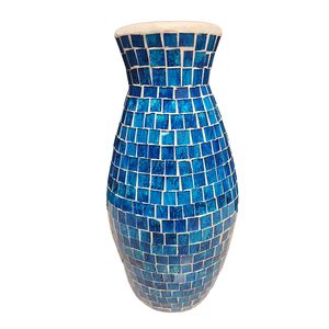 13" MOSAIC VASE 1