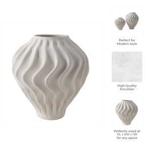 RAETON IVORY VASE 14 (IN) 10